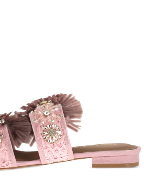 Ciabatta donna in rafia KURT GEIGER London | 5588098999.